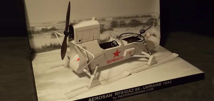 Aerosan RF8/GAZ 98 -  Paperdiorama.com