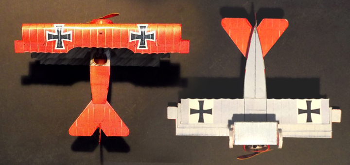 Fokker Dr.1 paper model