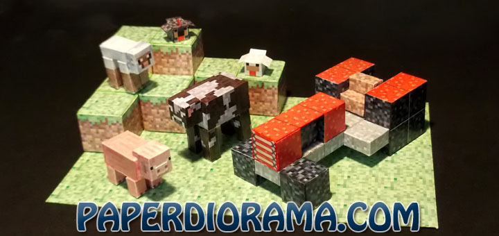 Minecraft Papercraft Studio Lets You Print Minecraft Models: Proto