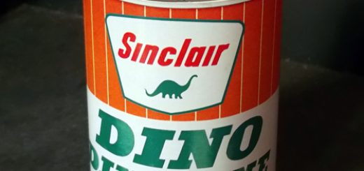Sinclair motor oil vintage can papercraft