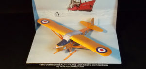 Taylorcraft Auster Antarctic paper model (1/72 scale)